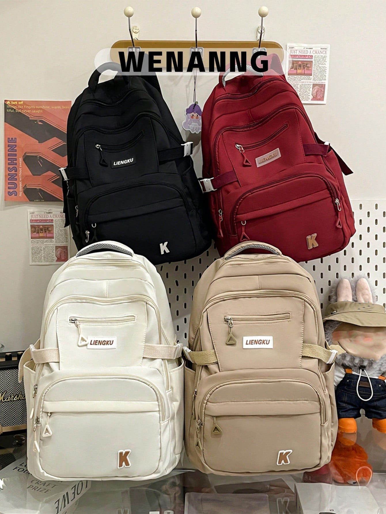 School Backpack Teen - 1pc Back To School Classic Basic