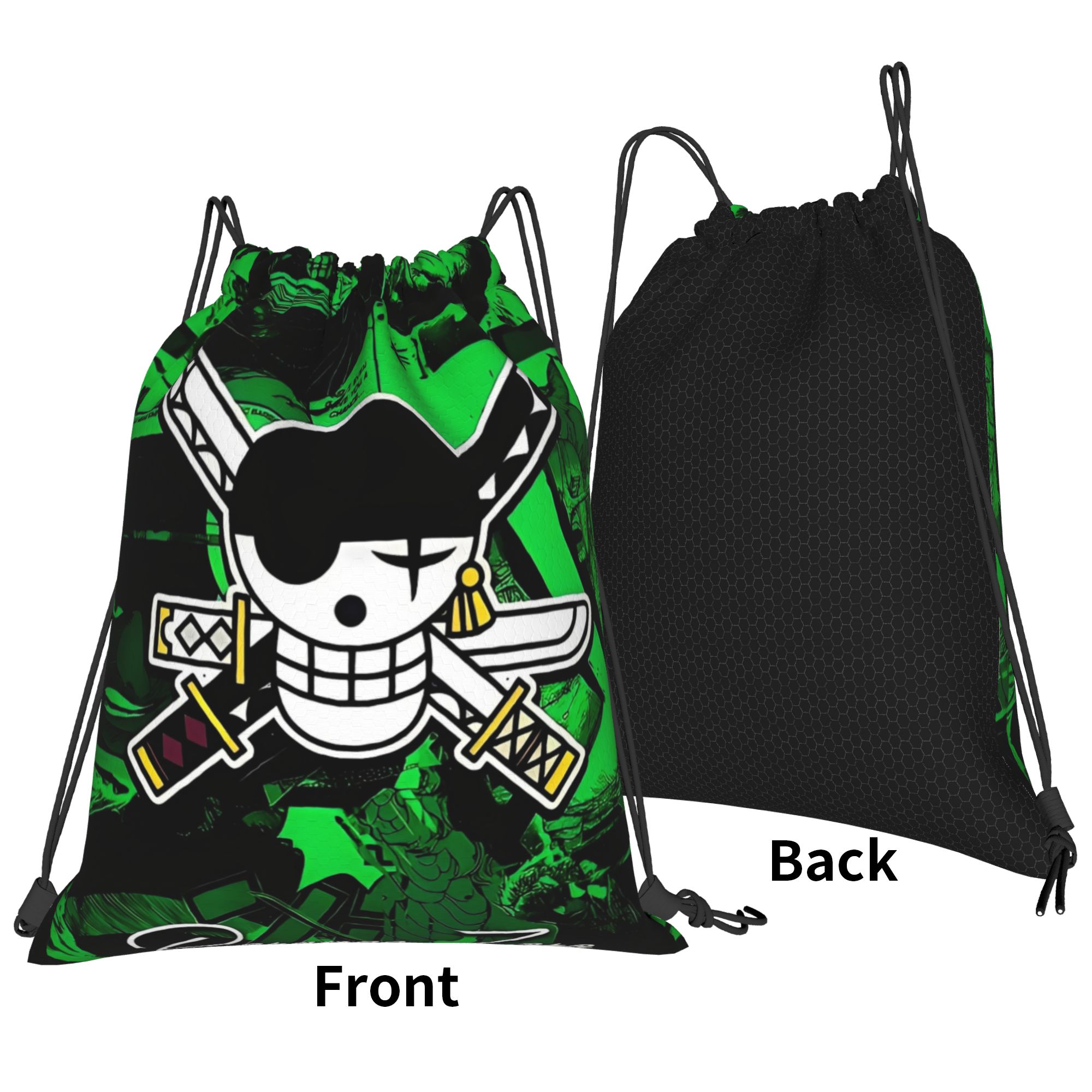 One Piece Zoro Skull Backpack  - огляд і ціна Drawstring Gym Bag