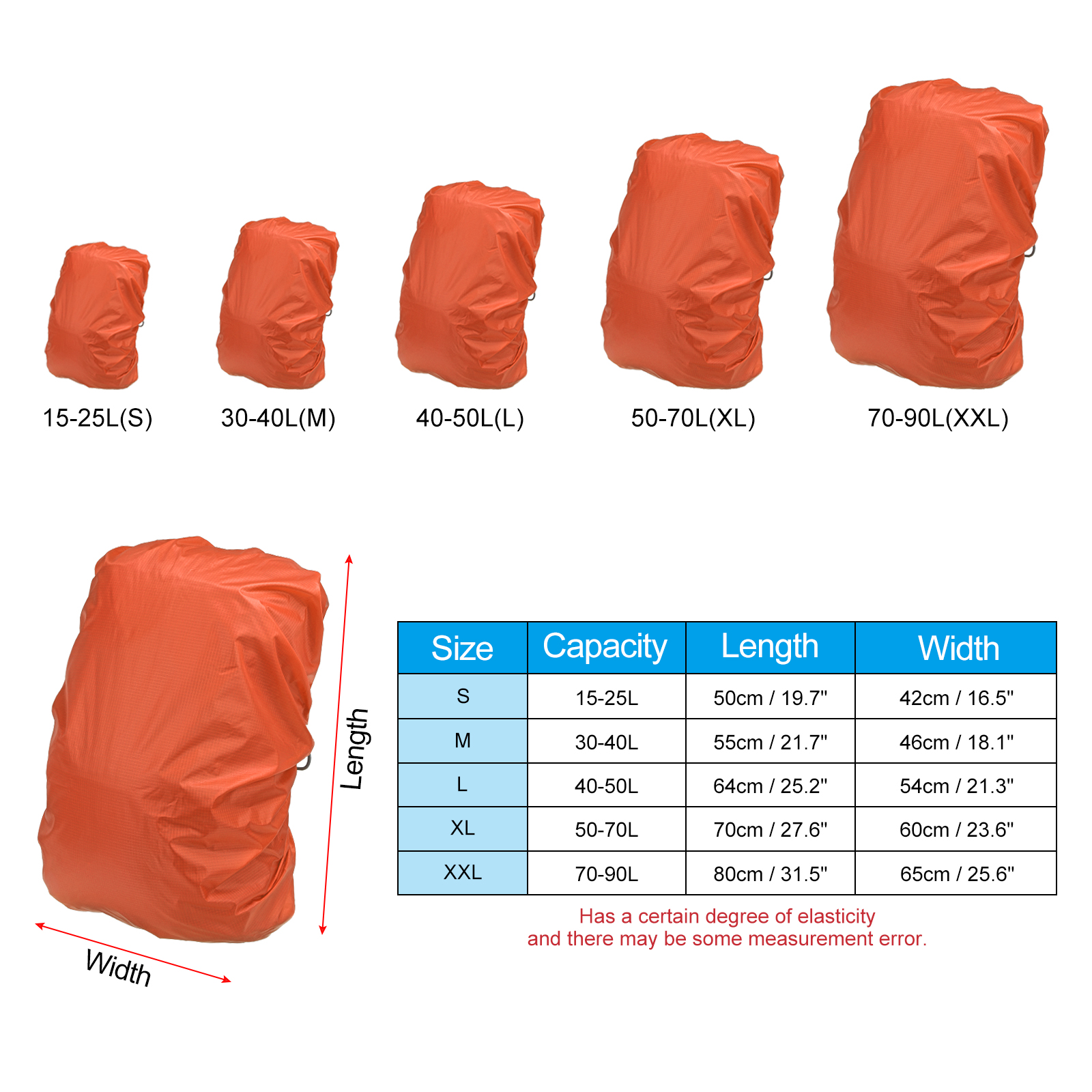 Waterproof Backpack Rain Cover - огляд і ціна Rain Cover Backpack