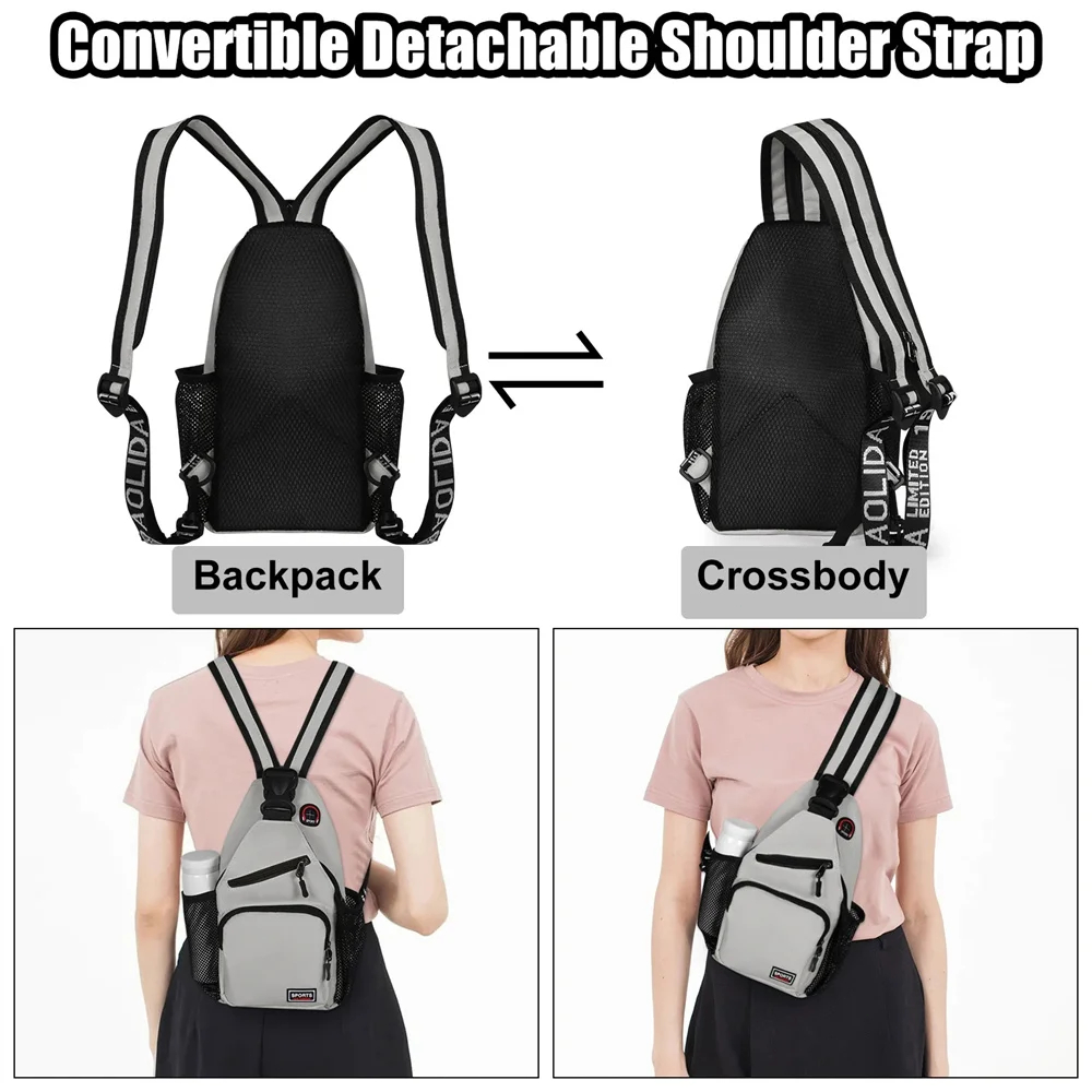 Multi-pocket Casual Chest Bag  - огляд і ціна Sling Backpack Shoulder