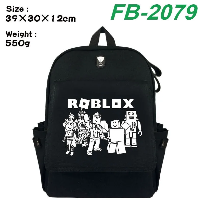 Roblox Fashion Digital Print A - огляд і ціна Canvas Backpack Casual