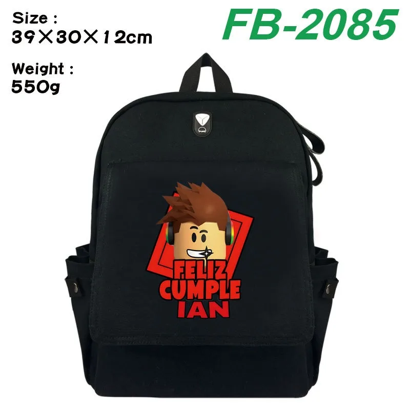 Roblox Fashion Digital Print A - огляд і ціна Canvas Backpack Casual