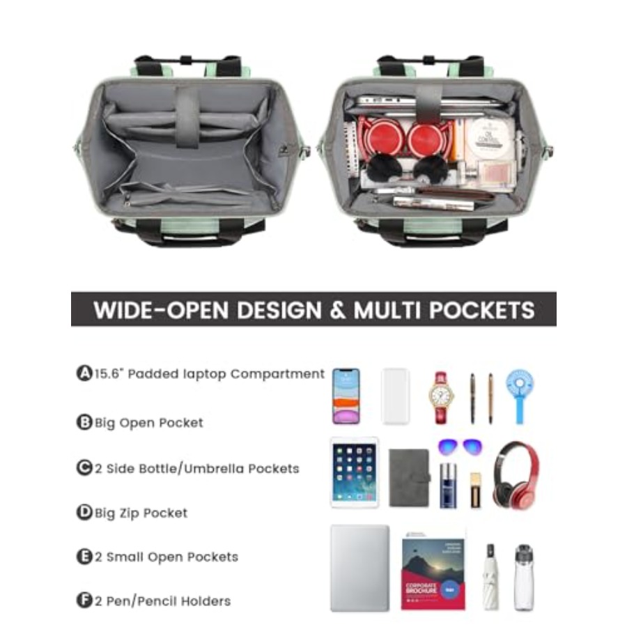 Laptop Backpack for WomenColle - огляд і ціна Travel Backpack Anti Theft
