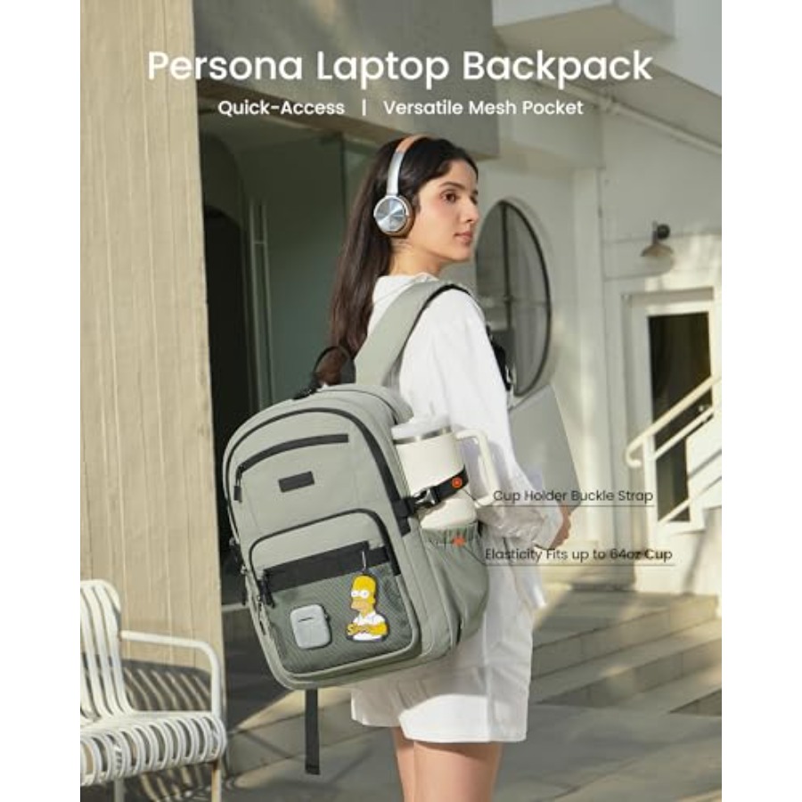 Laptop Backpack Women/Men with - огляд і ціна Laptop Backpack 15.6