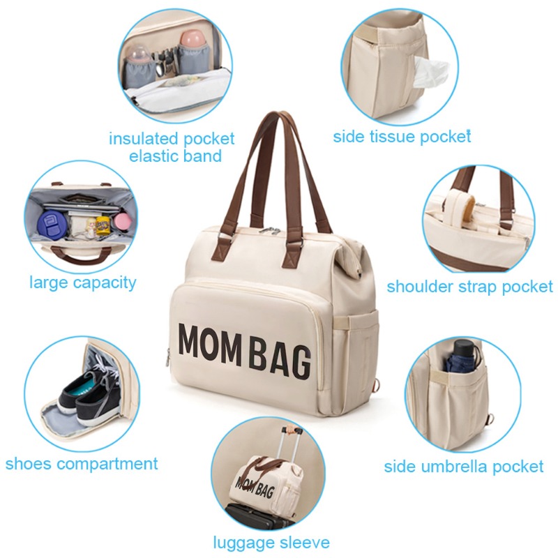 3pcs/set Baby Diaper Bag Baby  - огляд і ціна Backpack Insert Organizer