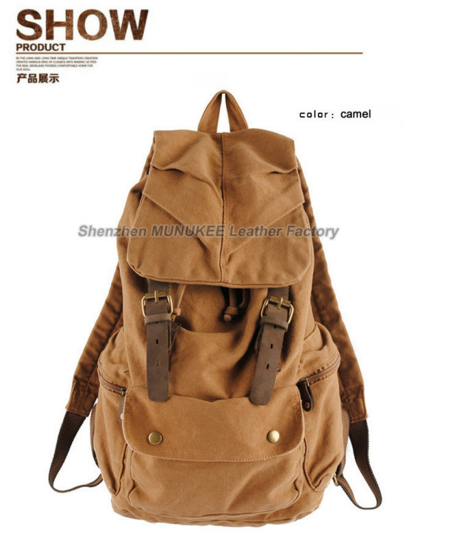 Fashion New Military Canvas Ba - огляд і ціна Rucksack Military Style
