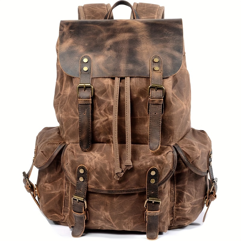 Vintage Men'S Leather Backpack - огляд і ціна Leather Backpack Vintage