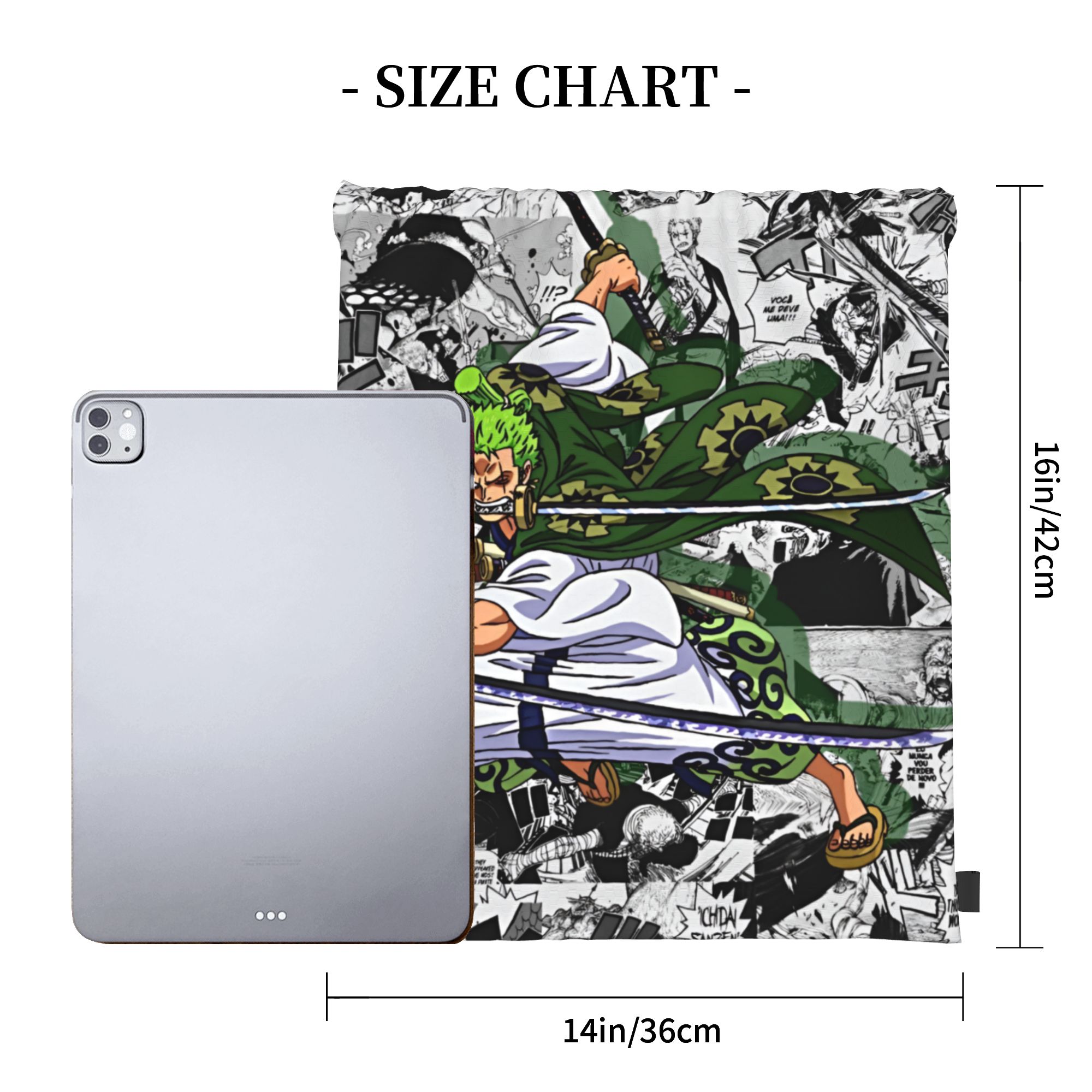 Custom Zoro O-One P-Piece Draw - огляд і ціна Drawstring Gym Bag
