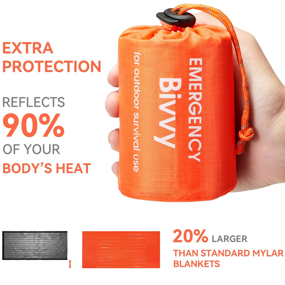 Emergency Sleeping Bag Surviva - огляд і ціна Hiking Backpack Waterproof
