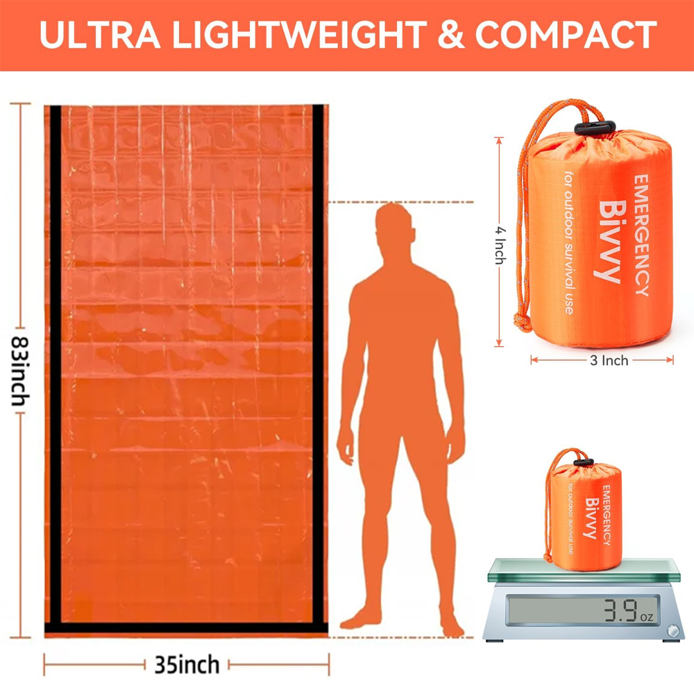 Emergency Sleeping Bag Surviva - огляд і ціна Hiking Backpack Waterproof