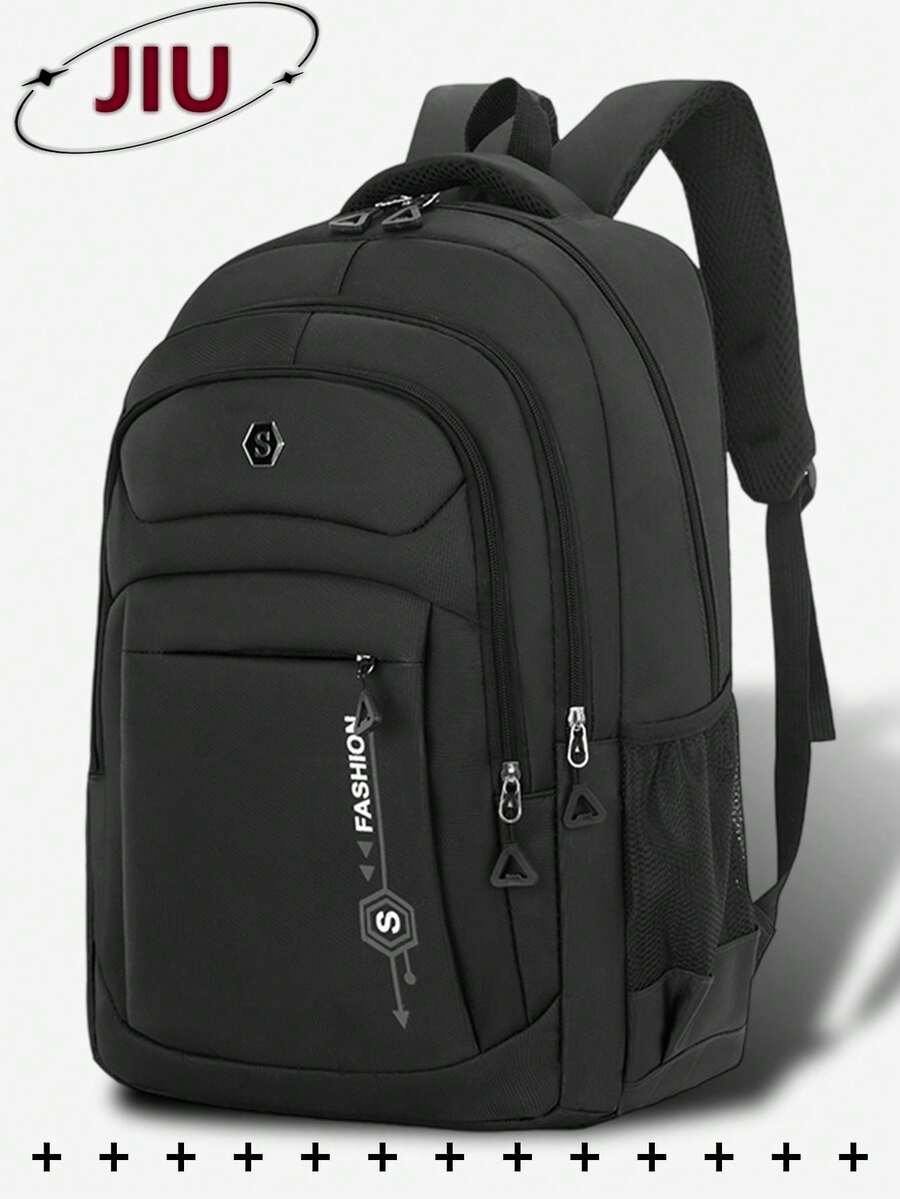 Multi-Compartment Letter Print - огляд і ціна Laptop Backpack 15.6