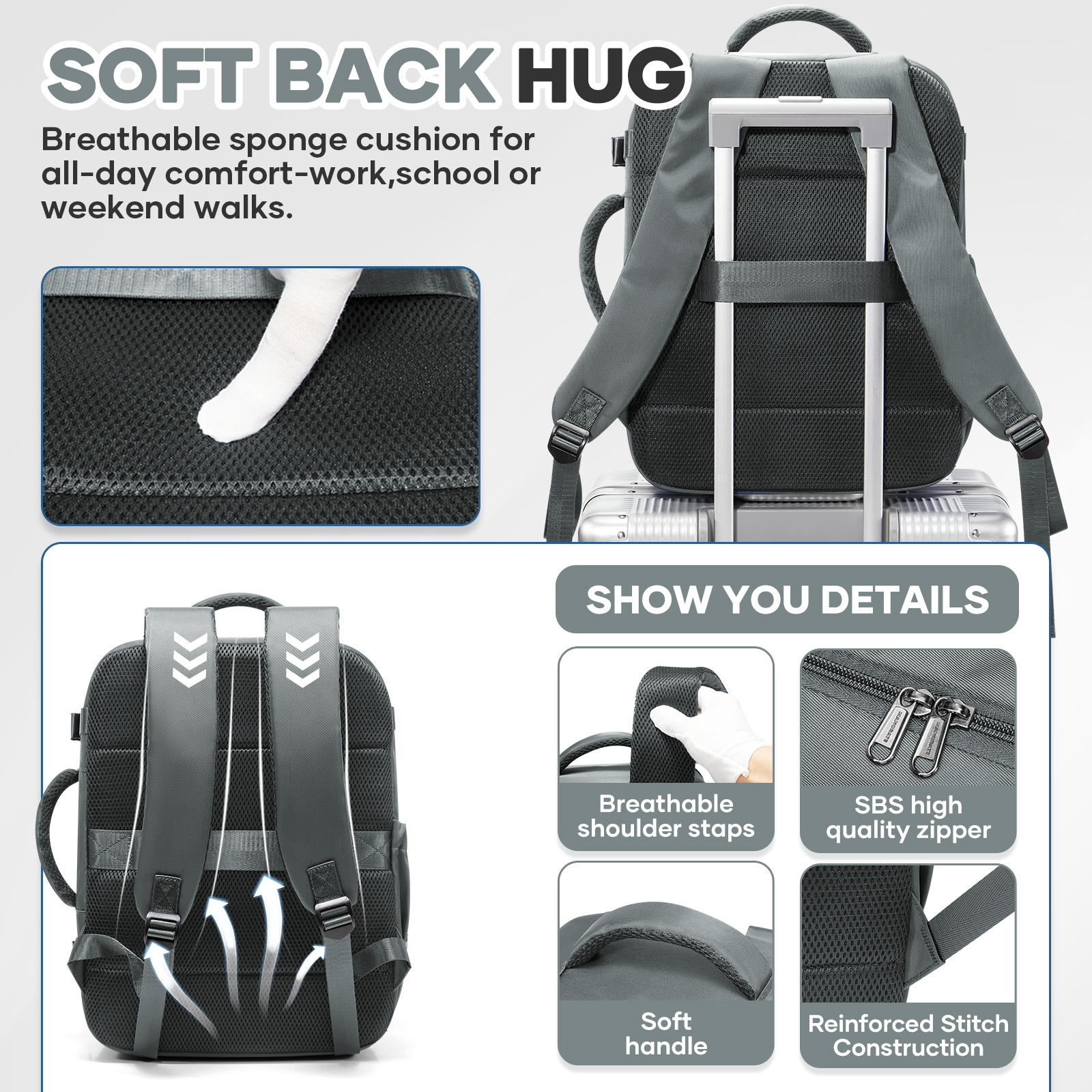 Ryanair Cabin Bags 40x30x20 Un - огляд і ціна Canvas Backpack Casual