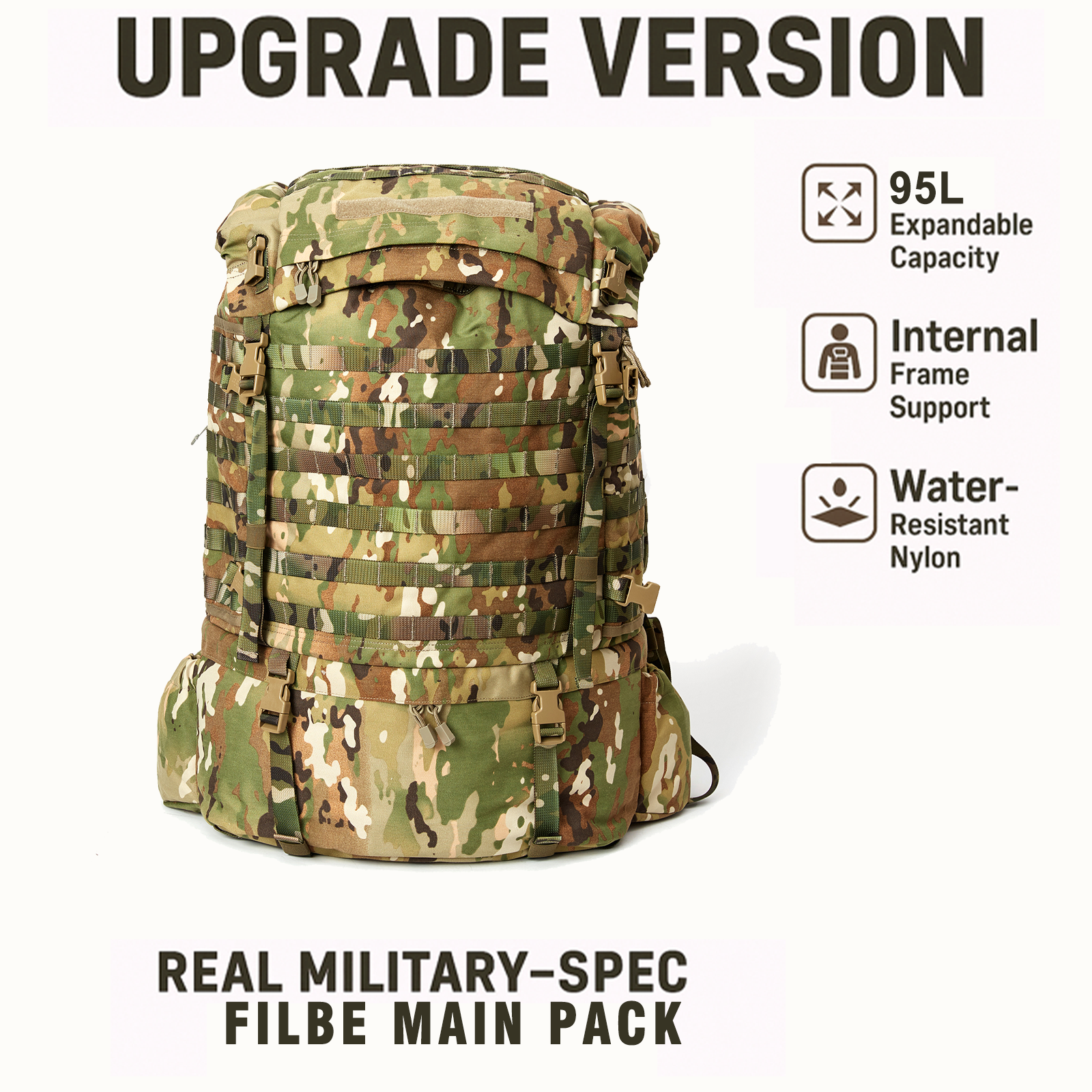 USMC FILBE Main Pack – OCP Cam - огляд і ціна Rucksack Military Style