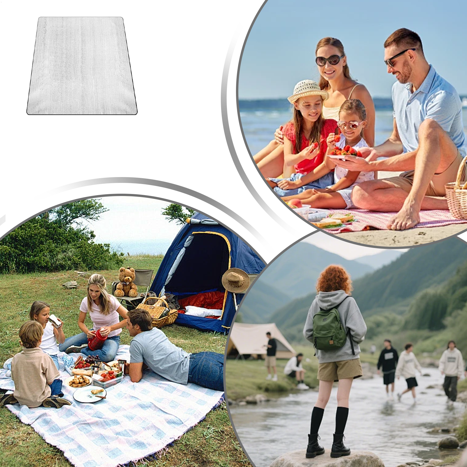 Sleeping Mat Camping 6.5x6.5ft - огляд і ціна Hiking Backpack Waterproof
