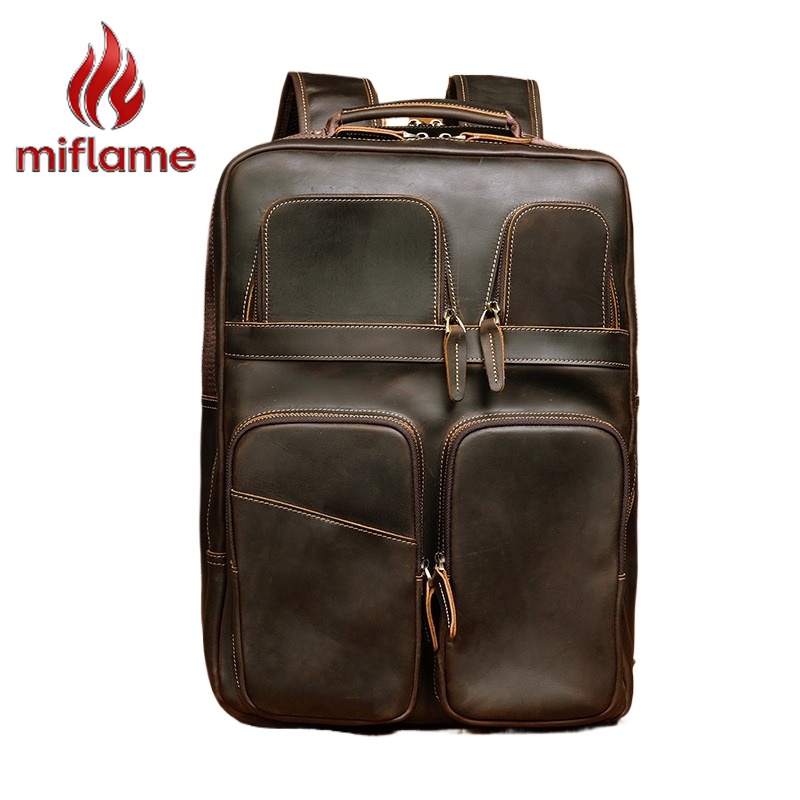 Vintage Retro Genuine Crazy Ho - огляд і ціна Leather Backpack Vintage