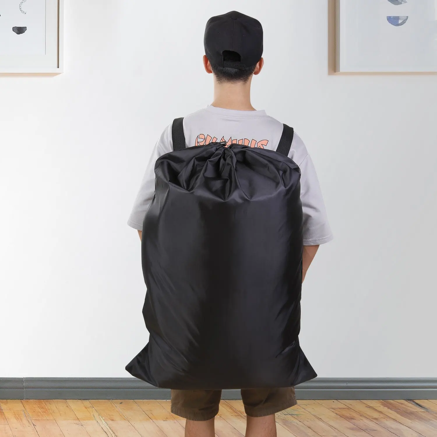 Black Oversized Polyester Wate - огляд і ціна Hiking Backpack Waterproof