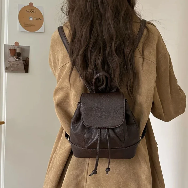 Small Fashion Backpacks School - огляд і ціна Leather Backpack Vintage