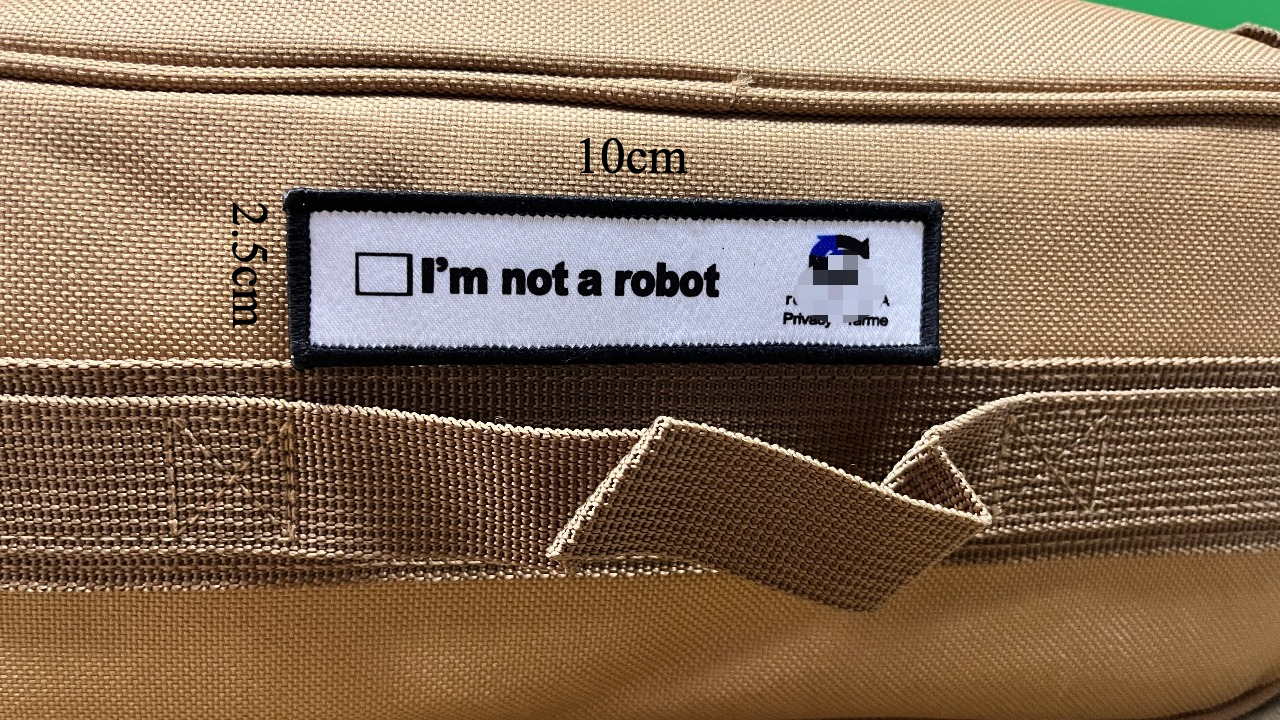 I'm Not A Robot Tactical Patch - огляд і ціна Urban Backpack Tactical