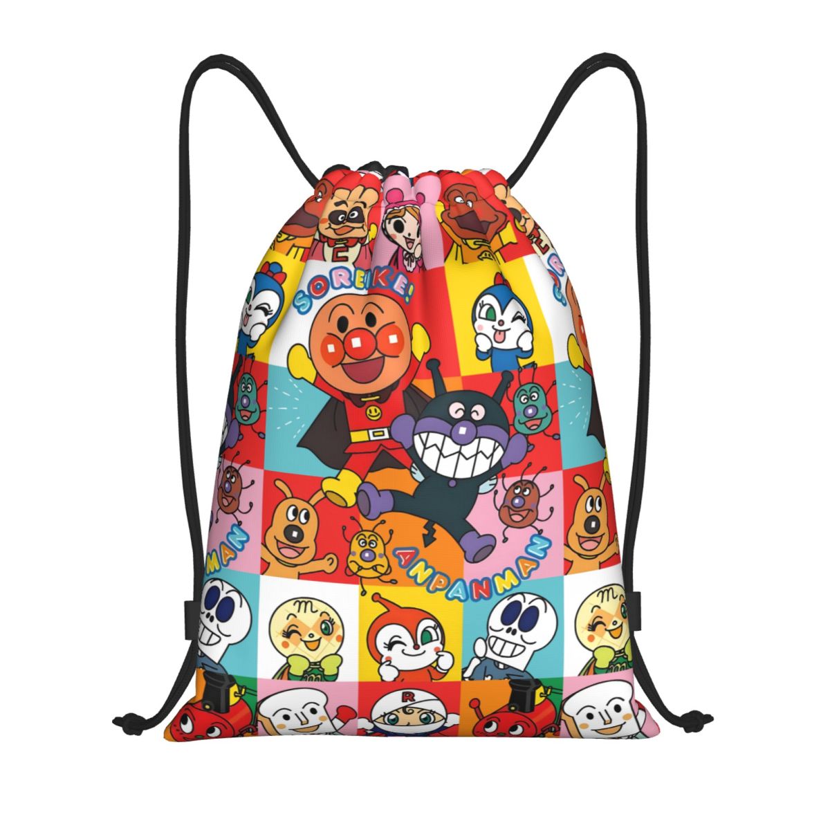 A-Anpanmanes Bread Movie Draws - огляд і ціна Drawstring Gym Bag