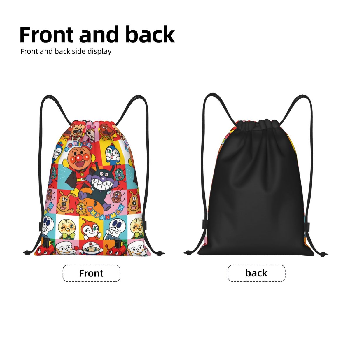 A-Anpanmanes Bread Movie Draws - огляд і ціна Drawstring Gym Bag