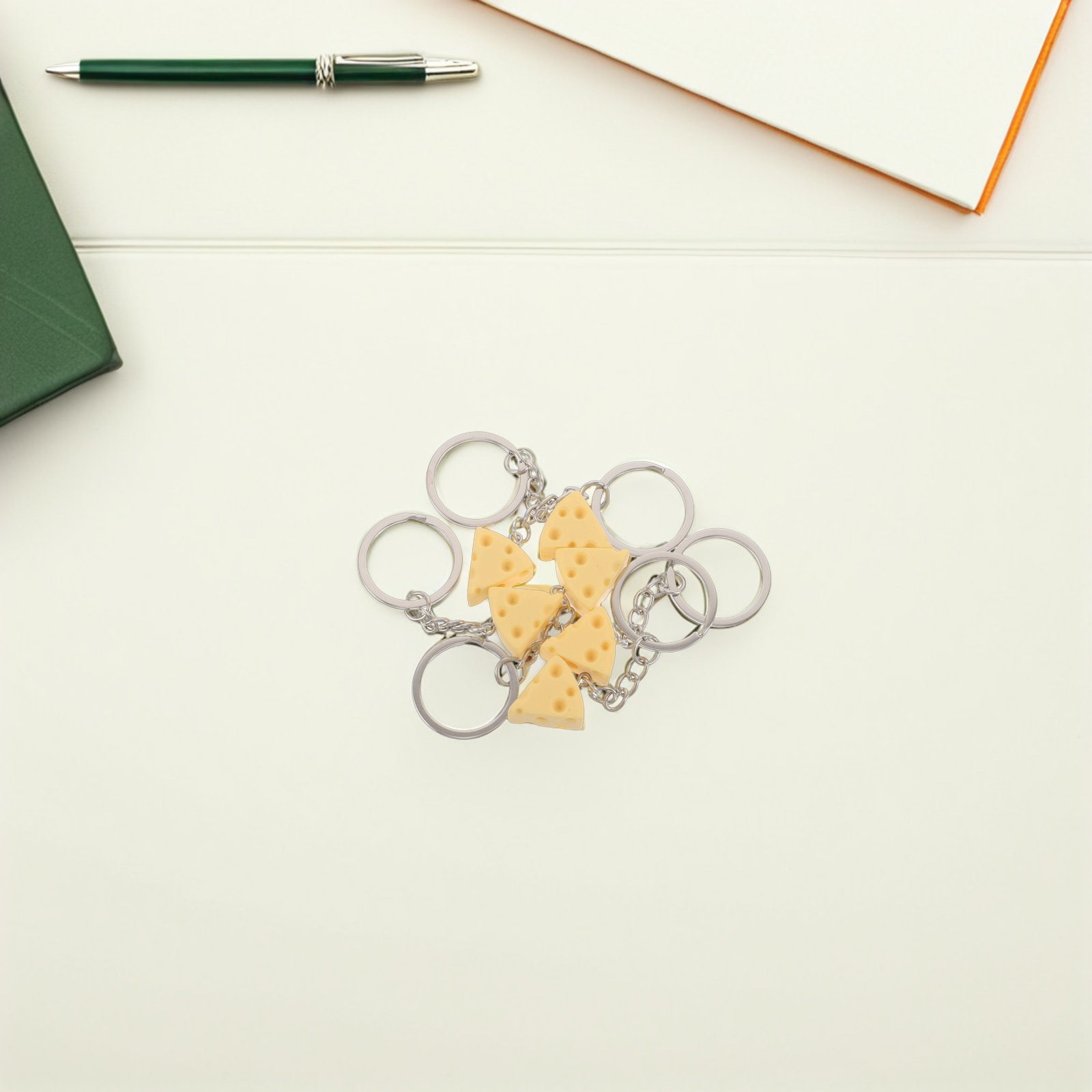 20Pcs Cheese Keychain Realisti - огляд і ціна Mini Backpack Purse