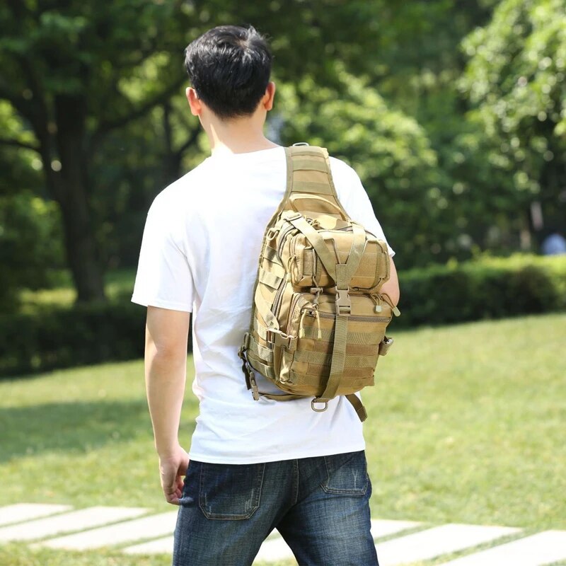Camouflage Tactical Crossbody  - огляд і ціна Hiking Backpack Waterproof