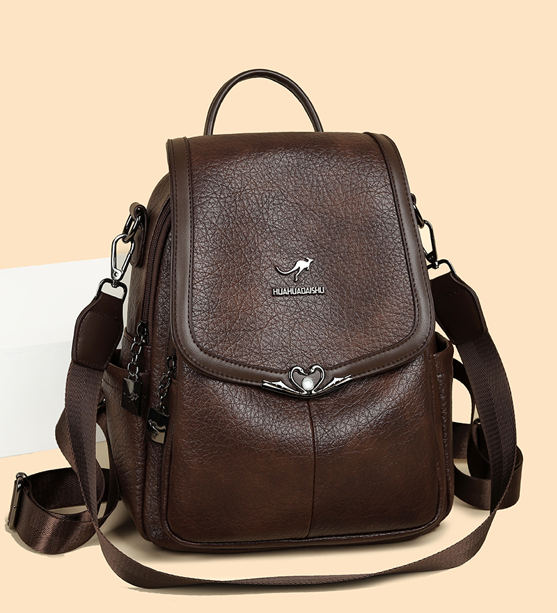 2026 new Ladies Bookbag Rucksa - огляд і ціна Leather Backpack Vintage
