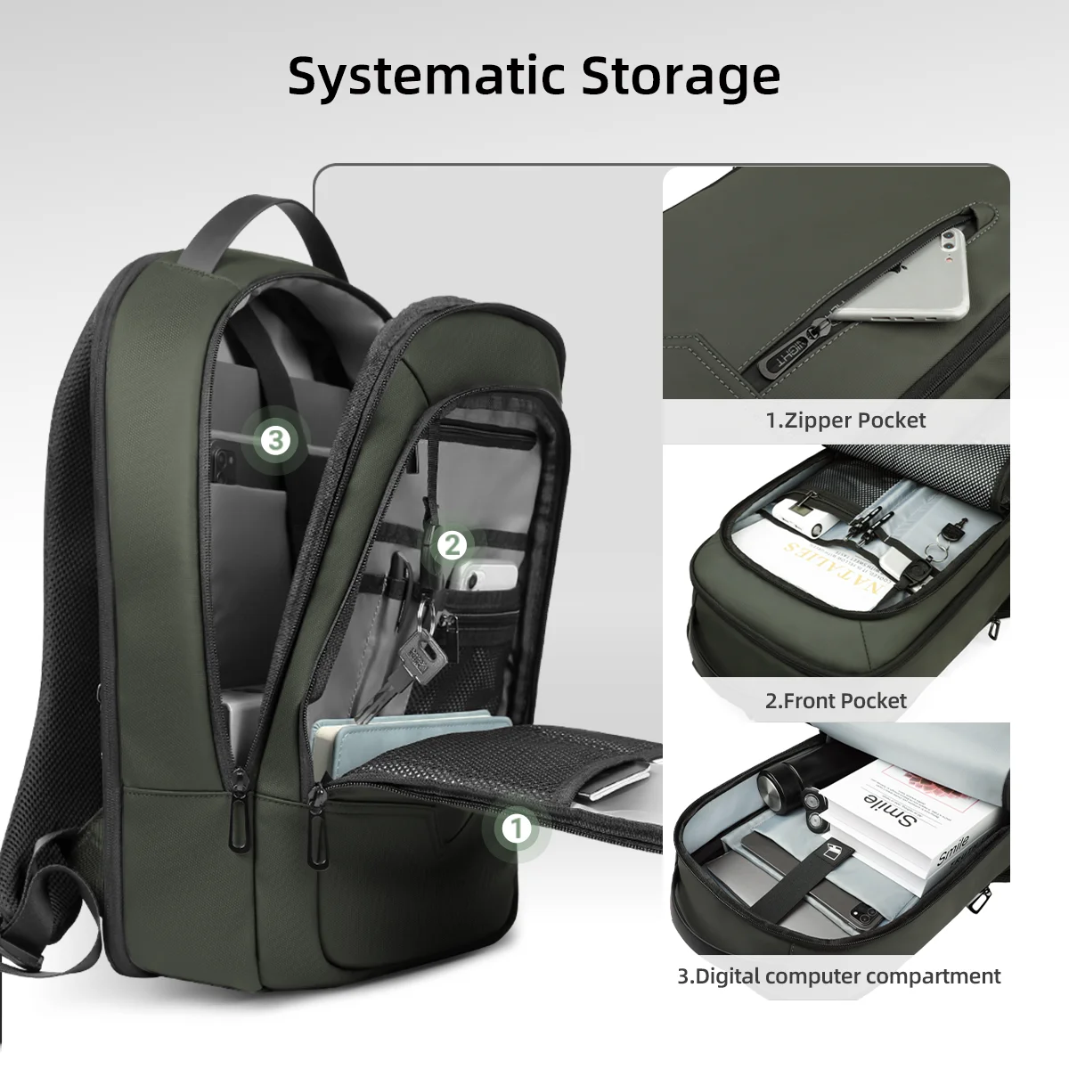 HK Expandable Business Backpac - огляд і ціна Laptop Backpack 15.6