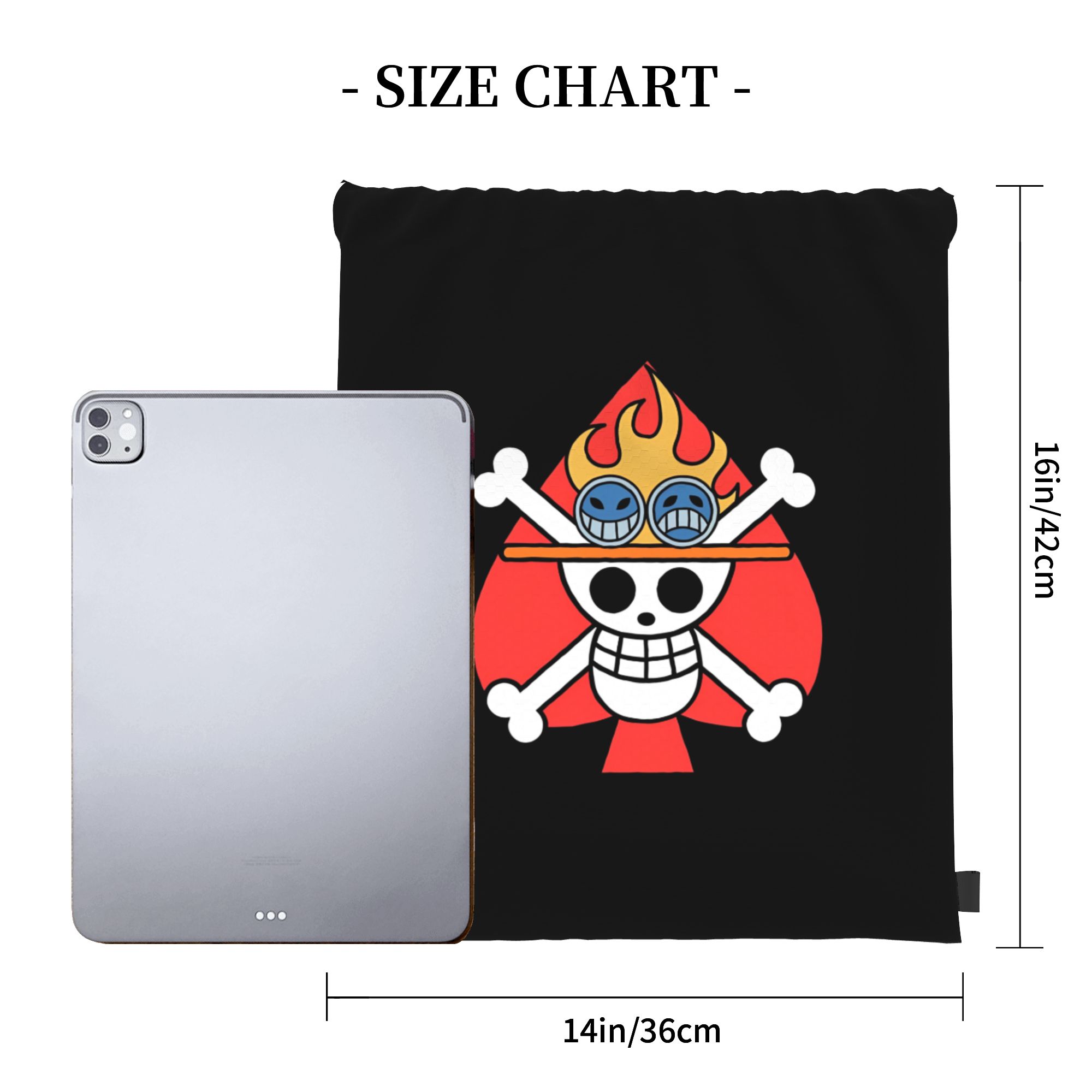 One Piece Flag ACE Drawstring  - огляд і ціна Drawstring Gym Bag