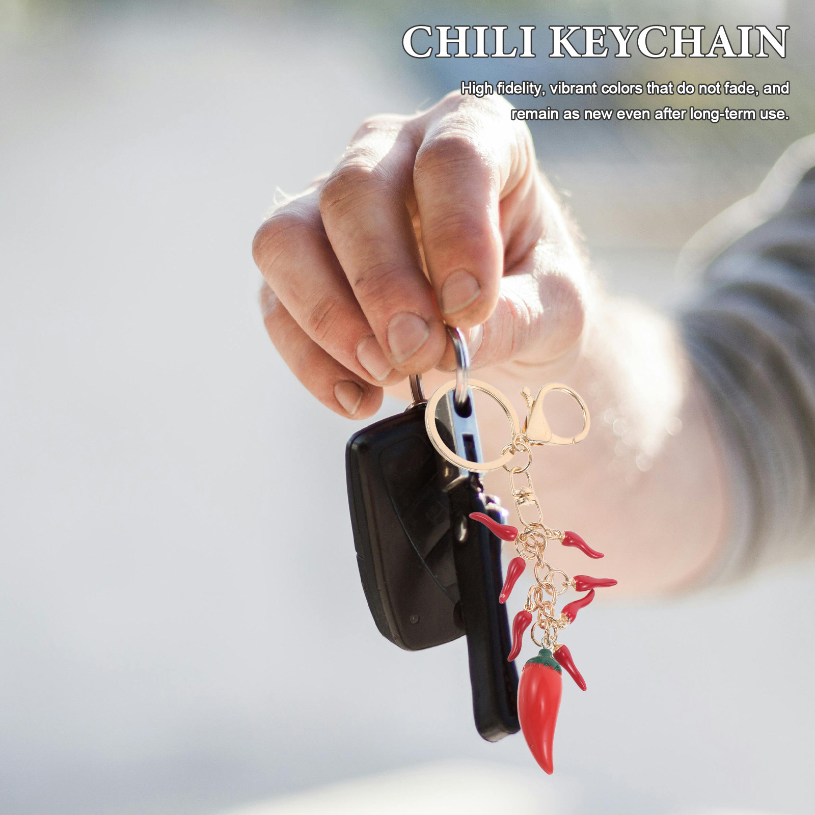 2Pcs Red Chili Pepper Keychain - огляд і ціна Mini Backpack Purse