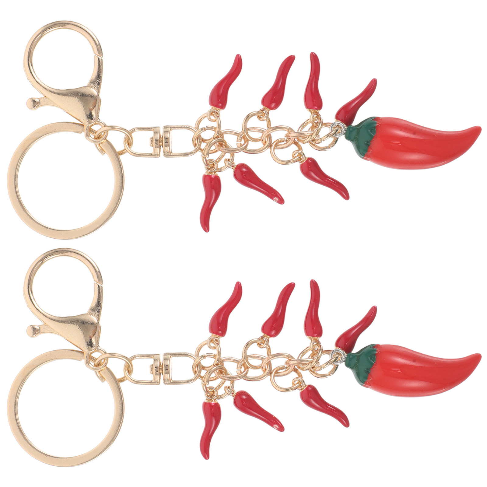 2Pcs Red Chili Pepper Keychain - огляд і ціна Mini Backpack Purse
