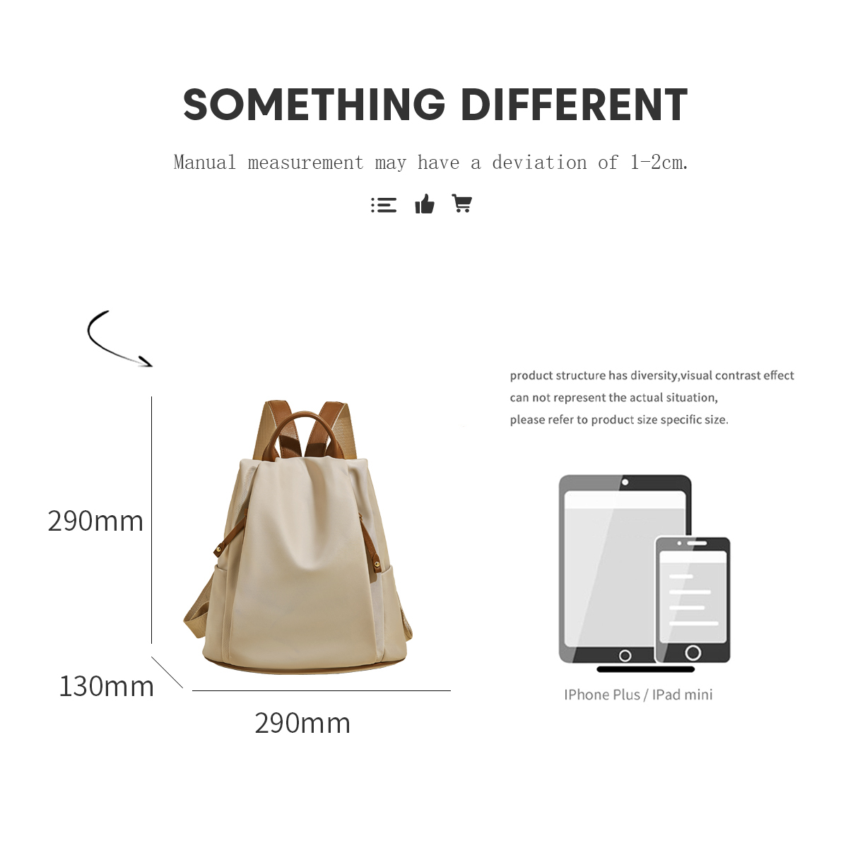 SAFIYA Lady's Backpack Soft Fa - огляд і ціна Canvas Backpack Casual