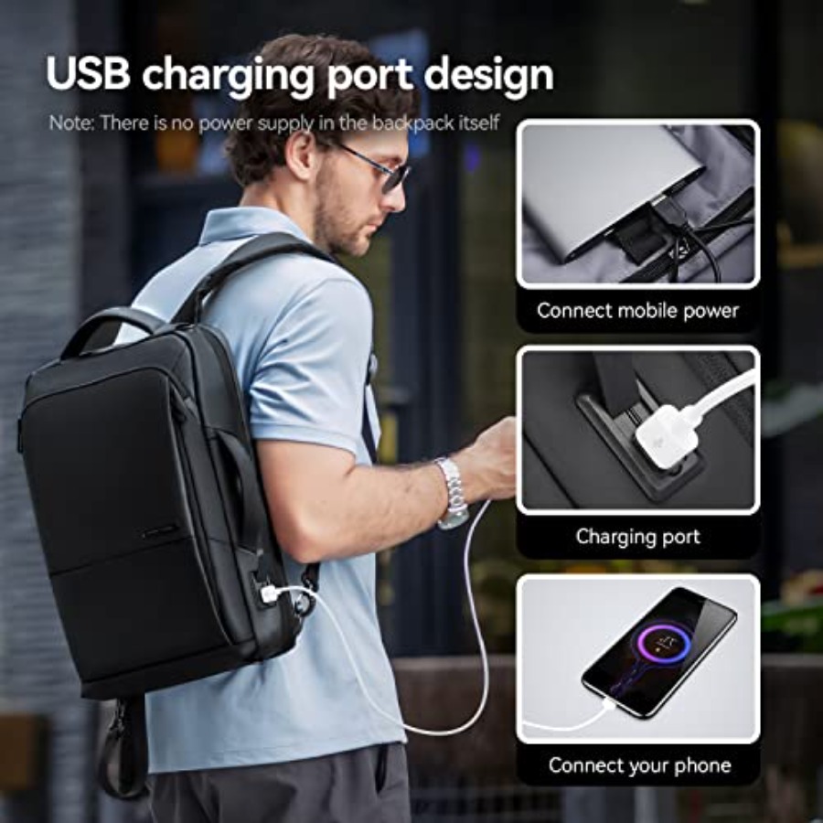 Slim Laptop Backpack for Men,  - огляд і ціна Laptop Backpack 15.6