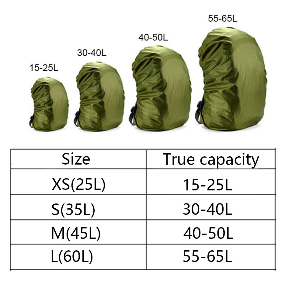 KoKossi 20-80L Lightweight Nyl - огляд і ціна Rain Cover Backpack