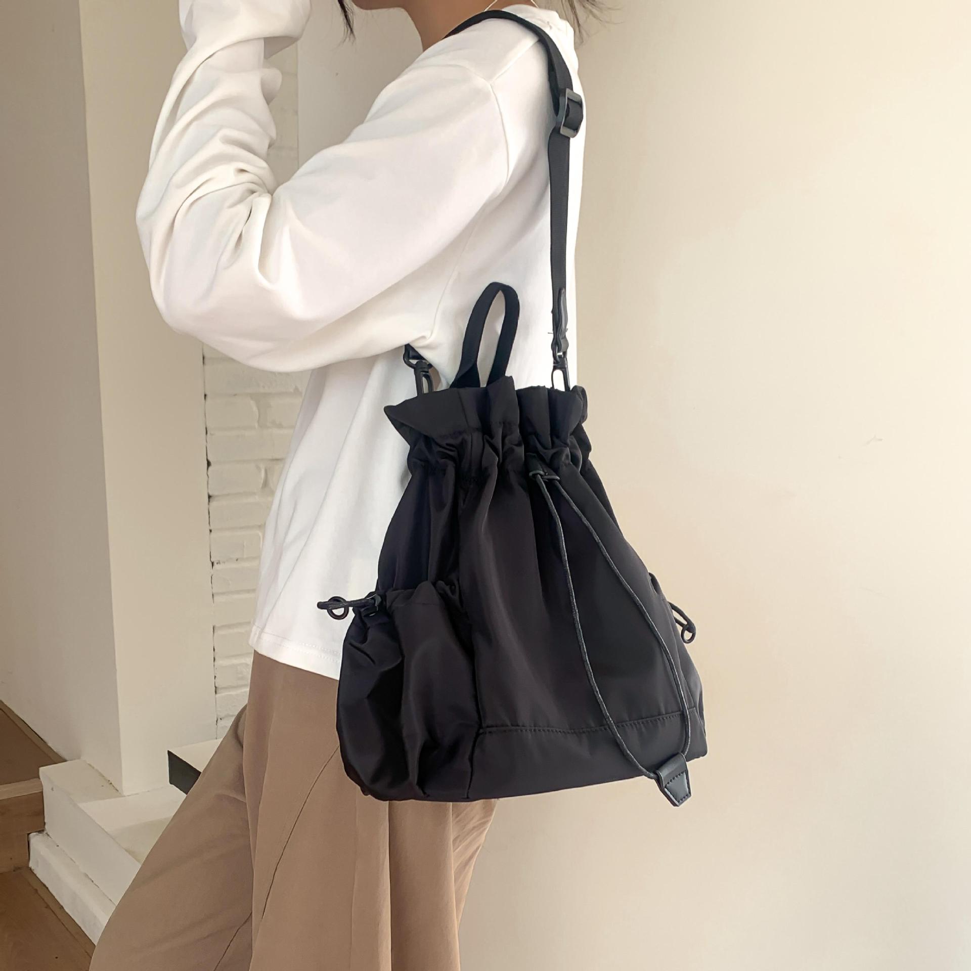 Multi-function Drawstring Buck - огляд і ціна Canvas Backpack Casual