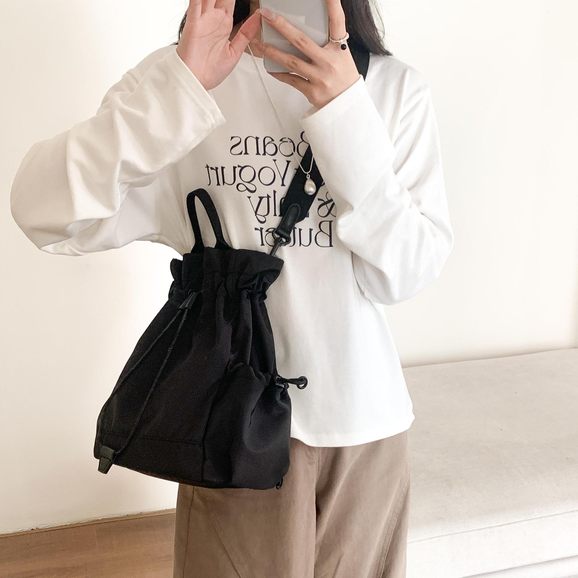 Multi-function Drawstring Buck - огляд і ціна Canvas Backpack Casual