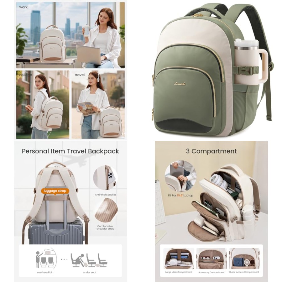 Laptop Backpack for Women, Wor - огляд і ціна School Backpack Teen